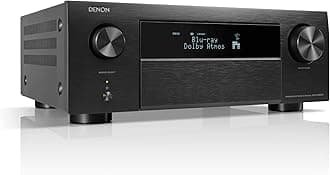 AVR-X4800H 9.4-Ch Receiver, 8K UHD Home Theater Stereo Receivers (125W X 9) Built-in Bluetooth, Wi-Fi HEOS, Multi-Room Streaming, Dolby Atmos, DTS:X Pro, IMAX Enhanced Auro & 3D