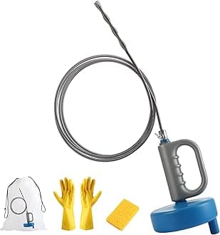 【専門家が推薦】パイプクリーナー ワイヤー 回転式 排水管 排水溝 つまり ワイヤーブラシ 5m 排水溝 詰まり 解消 洗浄 掃除 家庭で使える 業務用清掃ブラシ 手袋 保管袋 スポンジ付き