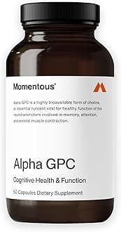 Alpha GPC Supplement - Cognitive Health & Function Support - NSF Certified for Sport - GMO- & Gluten-Free - 60 Servings