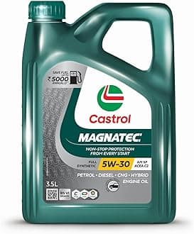 MAGNATEC 3416662 Stop-Start 5W-30 Full Synthetic Engine Oil for Petrol, Diesel and CNG Cars (3.5L)