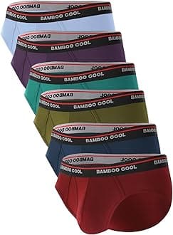 - Mens Breathable Soft Underwear Open-fly Classic Briefs, Tag-free