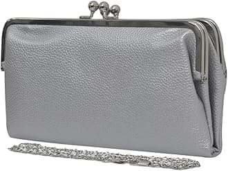 NGILDouble Frame Vintage Style Clutch Purse Wallet, Clutch Purses for Women, Wallet Women, Clutch, Travel Wallet Womens