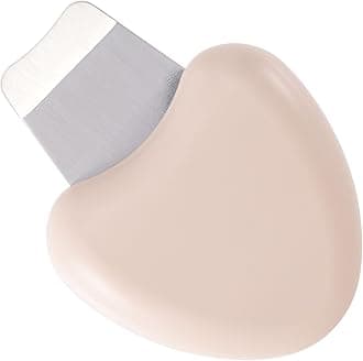 PAGOW Blackhead Remover Tools, Nose Blackhead Remover, Deep Clean Skin Spatula, Mild and Safe Face Scraper for Men and Women-Heart Shaped (1 Pcs, Beige)