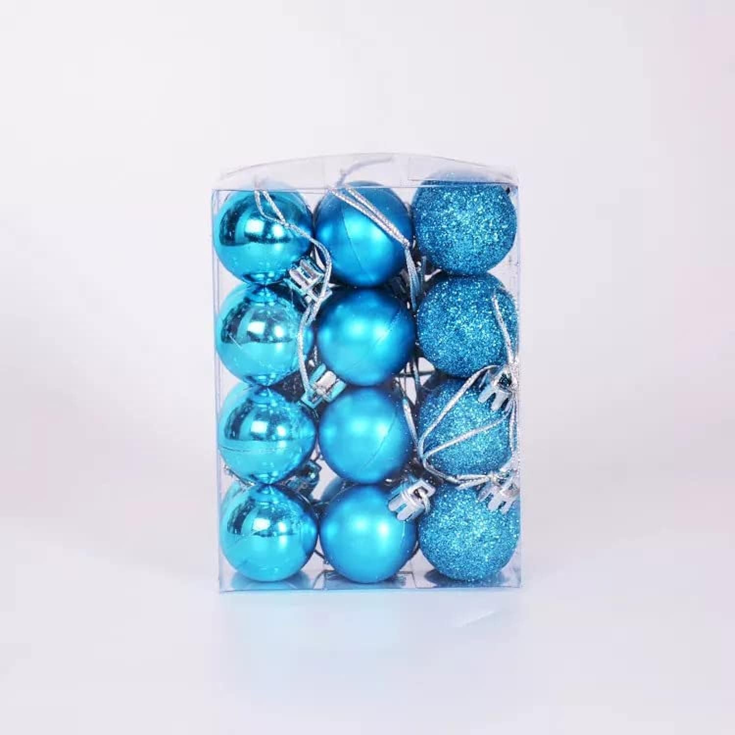 Christmas Tree Decorations Plastic Decorative Ornaments (Crimson Blue)