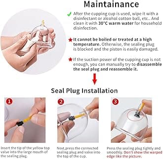 Cupping Therapy Set, 19 Cups Cupping Kit for Massage Therapy, Cupping Set with Pump for Back Massage, Pain Relief, Physical Therapy