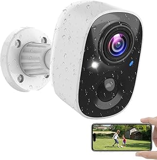 Security Cameras Wireless Outdoor (4 Pack), Battery Powered Cameras for Home Security with AI Motion Detection, 2K Color Night Vision, 2-Way Talk, IP66 Weatherproof, SD/Cloud Storage