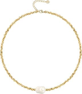 Turquoise Beaded Choker Necklace Chakra Stone Necklace Adjustable