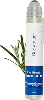 Rosemary Hair Growth Serum (Roll On) | 3% Redensyl & 2% Anagain | Hair fall control serum for Women & Men | Promotes Hair Growth & Stimulates Hair Follicles | For All Hair Types | 25ml