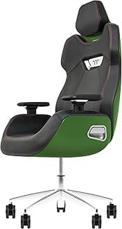 Thermaltake Argent E700 Real Leather Gaming Chair (Racing Green) Design by Studio F∙A∙Porsche, GGC-ARG-BGLFDL-01