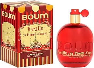 JEANNE ARTHES - Boum Vanille et sa pomme d'Amour Eau de Parfum - Spray perfume for women - Floral Fruity Scent - Notes of Orange, Candy Apple - Made in France - 3.38 Fl.oz