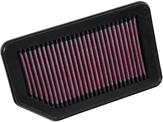 Engine Air Filter: Reusable, Clean Every 75,000 Miles, Washable, Premium, Replacement Car Air Filter: Compatible with 2014-2019 HONDA (City, BR-V), 33-3030
