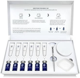 Ellen Lange Retexturizing Skin Peel Kit - At Home Glycolic Chemical Facial Treatment
