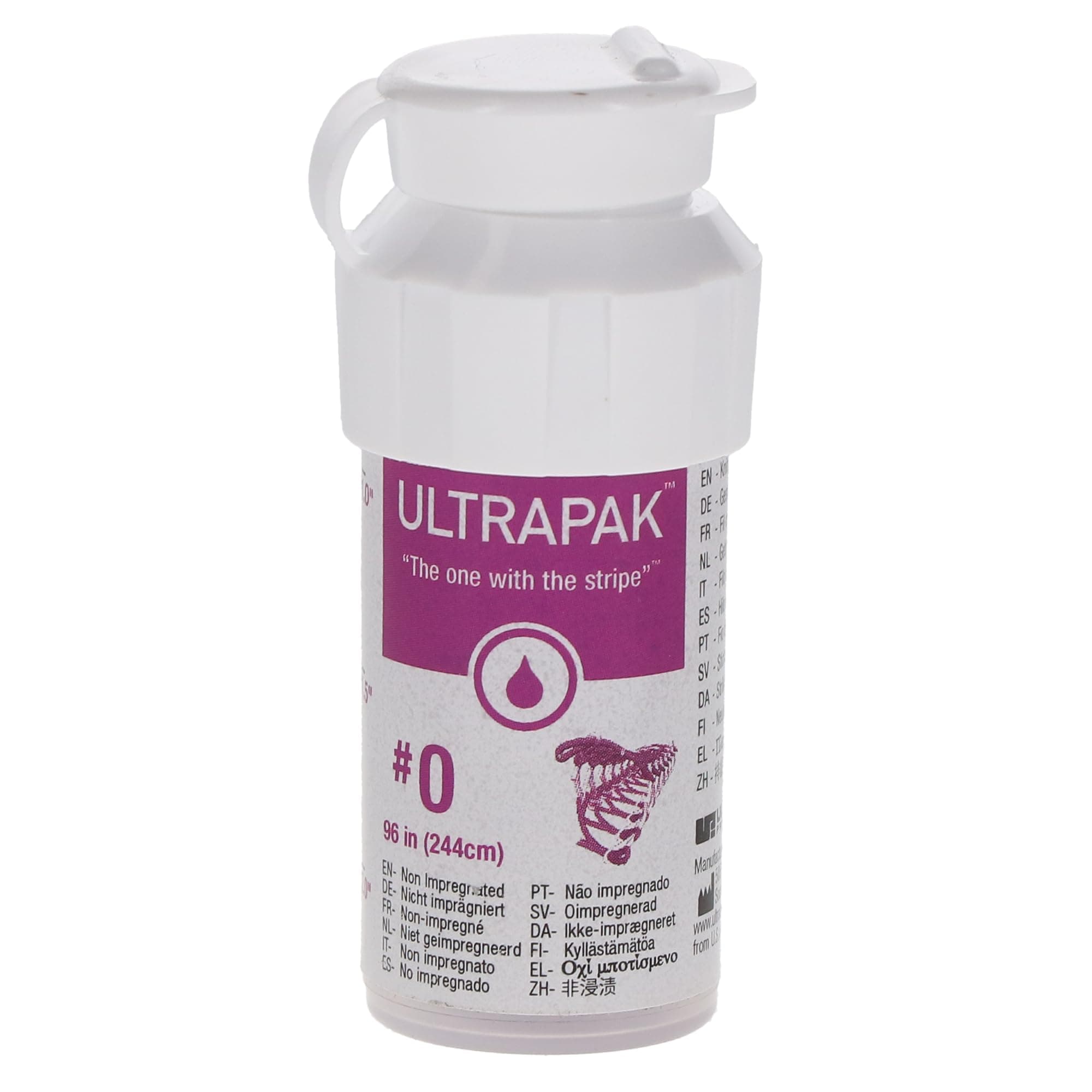 Ultradent 131 Ultrapak Plain Cord #0 Refill, Shape,,,,,, Purple