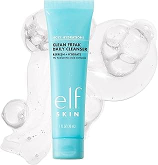 e.l.f. SKIN Holy Hydration! Clean Freak Daily Cleanser Mini, Gentle Hydrating...