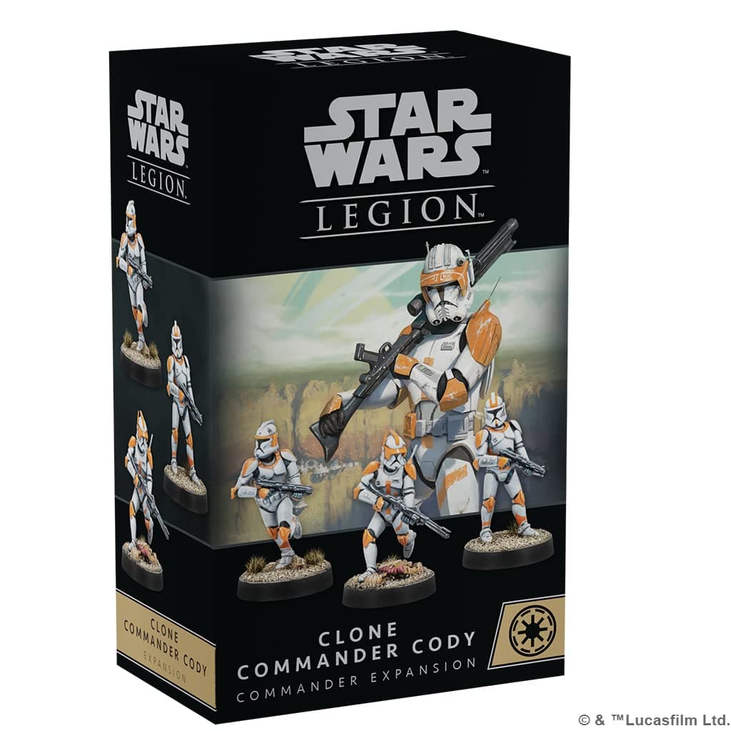 Atomic Mass Games Star Wars Legion Clone Commander Cody Expansion | Two Player Battle Game | Miniatures Game | Strategy Game for Adults and Teens | Ages 14+ | Average Playtime 3 Hours | Made
