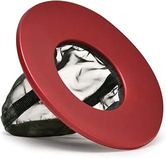 Single Serve Coffee Brew Buddy – Nearly Universal Fit – Ideal for Travel – Eco-Friendly Reusable Fine Mesh Filter – Dishwasher Safe – Red