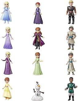 2 Pop Adventures (Series Will Vary) Surprise Blind Box with Crystal-Shaped Case & Favorite Frozen Characters, Toy for Kids 3 Years Old & Up