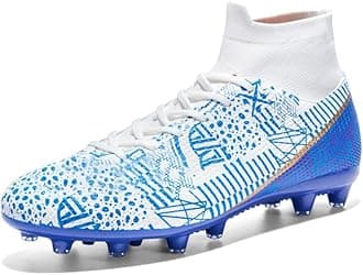 YIDUMMens Soccer Cleats Outdoor Lightweight High-Top Training Boots Ground Athletic Football Boots Soccer Shoes for Men/Women