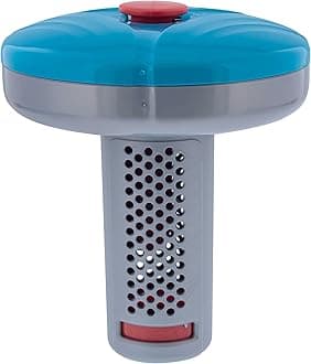 U.S. Pool SupplyFloating Spa, Hot Tub & Small Pool Chlorine and Bromine Chemical Dispenser - Holds 1" Tablets, 6 Flow Level Control Settings