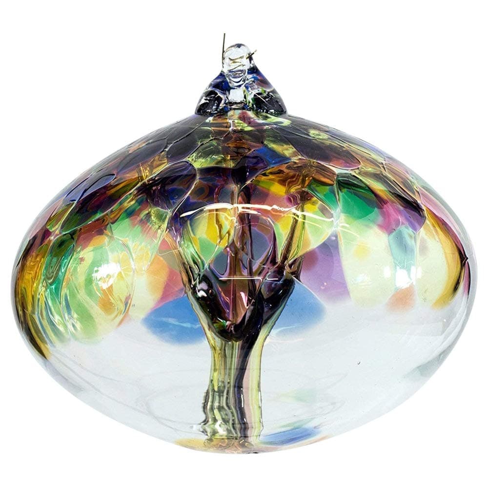 Orb Tree of Life Large Glass Globe - Multicoloured