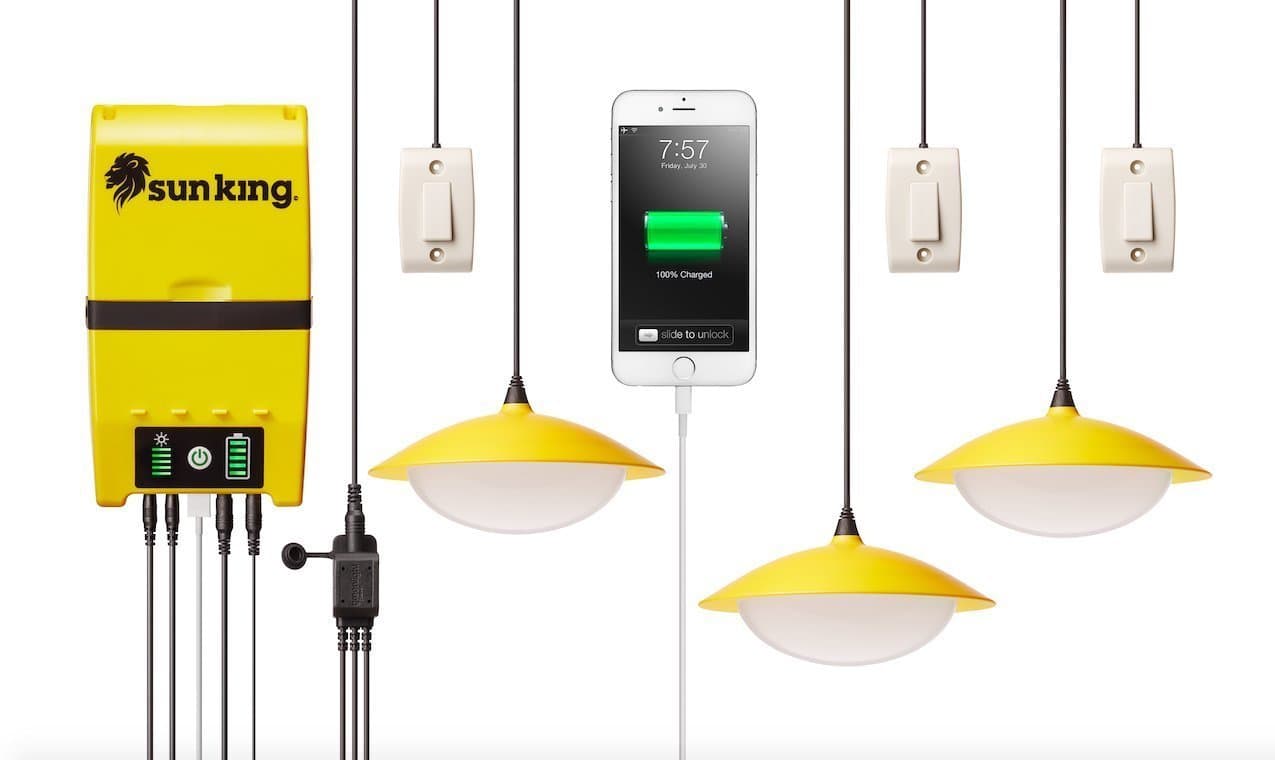 Greenlight Planet Home 120 Solar Lighting System Plus USB Charger