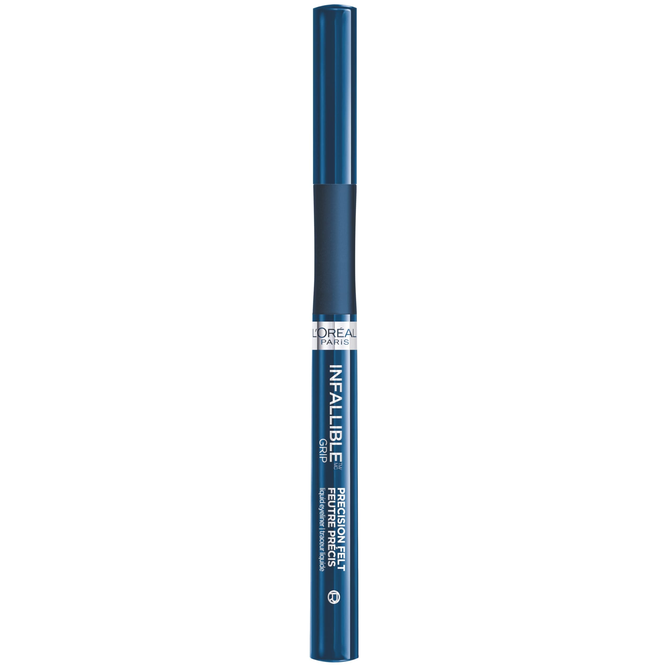L'Oreal Paris L’Oreal Paris Makeup Infallible Grip Precision Felt Eyeliner, Smudge Resistant, Long Lasting Waterproof Eyeliner, Blue, Blue, 0.03 fl oz