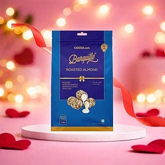 - Premium Roasted Almond Coated Chocolate Pouch-20 Pcs|Vanilla Cream Filled Biscuit Roll imported|Dubai couverture taste| Festive Gift Pack Celebration specially for Festivals, 400gram