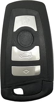 Smart Key Case For BMW Remote Control Key Shell 3 Button With Uncut Key Blade No Chip Black