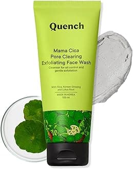 Quench Pore Clearing Exfoliating Face Wash | Korean Face Wash | Made in Korea (100ml)