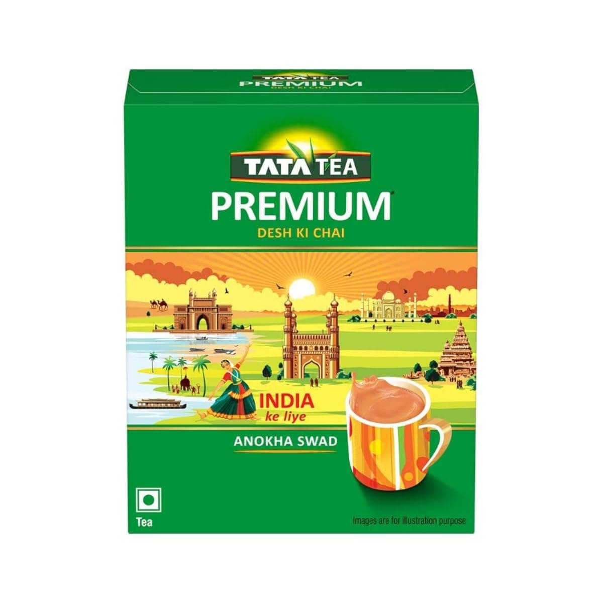Tata Tea Premium, Black Tea, Box, 500g