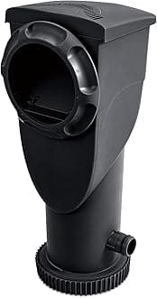 Summer Waves P53FX150K SkimmerPlus 1500 Gallon Above Ground Framed Swimming Pool Water Cleaning Filter Pump System, Black