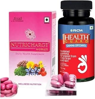 Nutrichargee Woman - Daily Health Supplement And Health Guard Gamma Oryzanol Capsule