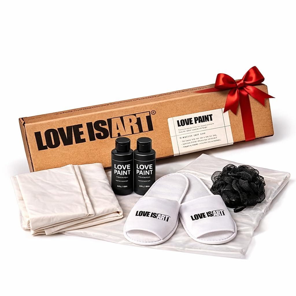Love is Art - Art kit for Couples - Anniversary Gift for Couples, Long-Distan...
