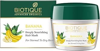 Banana Deeply Nourishing Hair Mask| Enriched with Natural Banana Extracts | Helps Strengthen, Hydrate & Smooth Normal to Dry Hair | Reduces Frizz, Breakage & Dryness | 175g