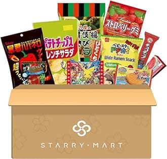 Assorted Asian Snack Box Snacks & Candy Box (10 Full-Size Items) - Variety Pack – Authentic Popular Treats Sampler (Assorted Japanese Snack Box)