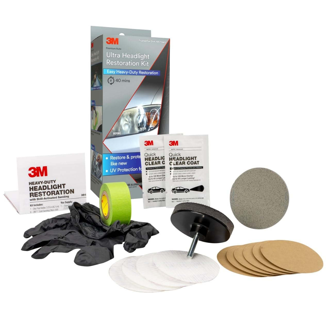 3M Ultra Headlight Restoration Kit -39195