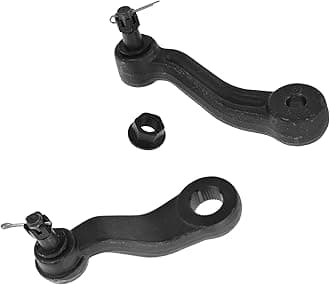 TRQ Front Driver & Passenger Side Steering Kit Idler Arm Pitman Arm Compatible with 99-00 Cadillac 93-00 Chevrolet 92-00 GMC
