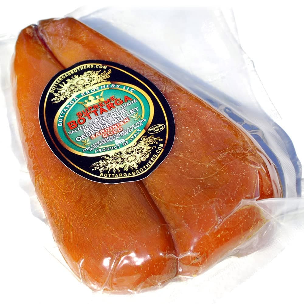 "Sardinian Gold" - Authentic Sardinian Bottarga/Kosher - Approx. 3.0oz