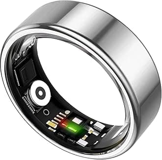 Smart Ring for Women&Men-Activity/Sleep/Heart Rate/HRV/Stress/Women's Health Tracker-IP68 Waterproof/Wearable-No Subscription Fee Required-Compatible with iPhone &Android