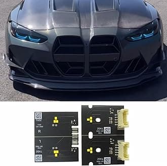 4pcs Angel Eye LED Boards Fit For 2021 2022 2023 BMW 4 Series G22 G26 G82 M4 G80 M3 Headlight Daytime Running Light, Golden Eye LED Headlight DRL Chips (Ice Blue, LED Headlight)