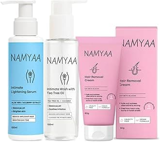 Intimate Care Kit- Intimate Lightening Serum, Intimate Wash, Bikini Line Hair Removal Cream | Set of 3