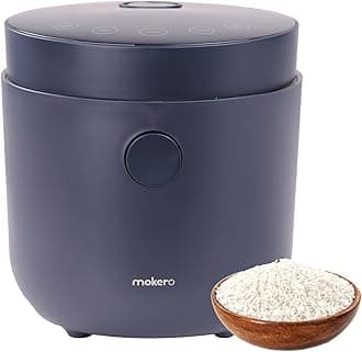 Hakka Low Carb Rice Cooker, 7 Functions Desuger Rice Pot 4 Cups Uncooked Rice with Stainless Steel Steamer MINI Smart Cooker Non-stick Removable Inner Pot 24H Delay Timer