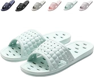 Shower Shoes Quick Dry Non-Slip Bathroom Slippers for Men Women Dorm Home Slides