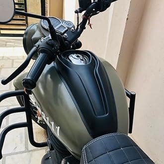 Saiga Parts TankTie for Royal Enfield Classic 350 (Reborn, Matte Black)