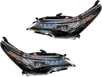 Car Styling Compatible for Toyota Fortuner 2016-2018 Headlights All LED Headlight LED DRL Head Lamp Angel Eye Bi Xenon Accessories