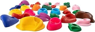 VEVOR 32 Rock Climbing Holds, Multi-Size and Multi-Colored Climbing Rocks for Kids and Adults, Rock Wall Holds with Mounting Hardware, Climbing Wall Grips for Indoor and Outdoor Playground Play Set