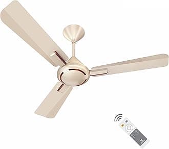 1200mm Ambrose BLDC Motor Ceiling Fan | Remote Controlled, High Air Delivery Fan | 5 Star Rated, Upto 60% Energy Saving, 2 Year Warranty | (Pack of 1, Gold Mist Wood)