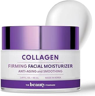 Collagen Daily Face Moisturizer - Hydrating, Anti-Aging, Skin Firming - Dermatologist Tested, Clean Beauty, Cruelty-Free Korean Skin Care for All Skin Types - 1.69 fl. oz