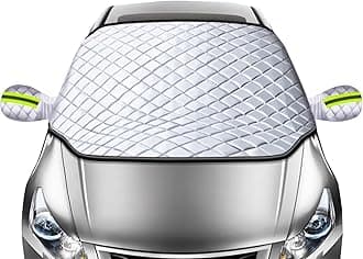 - Windshield Sunshade Car Cover, Front Window Sunshade, Car Interior Protector, Fits Most Cars & SUVs, Universal, 120x150cm | Fabric | White