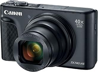 Canon PowerShot SX740 HS Digital Camera (Black)